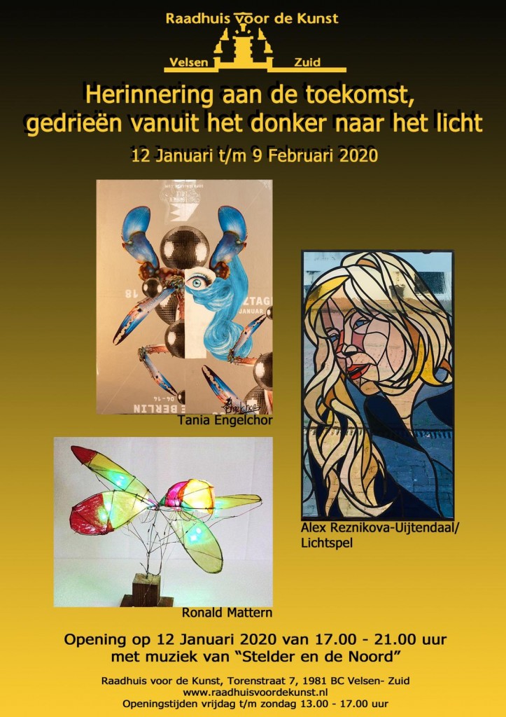 Drie kunstenaars exposeren in Oud-Velsen