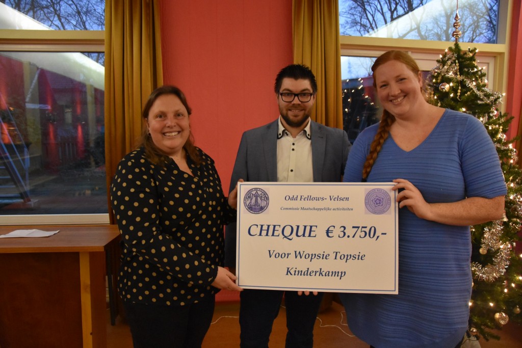 Bedrag van Odd Fellows voor Wopsie Topsie