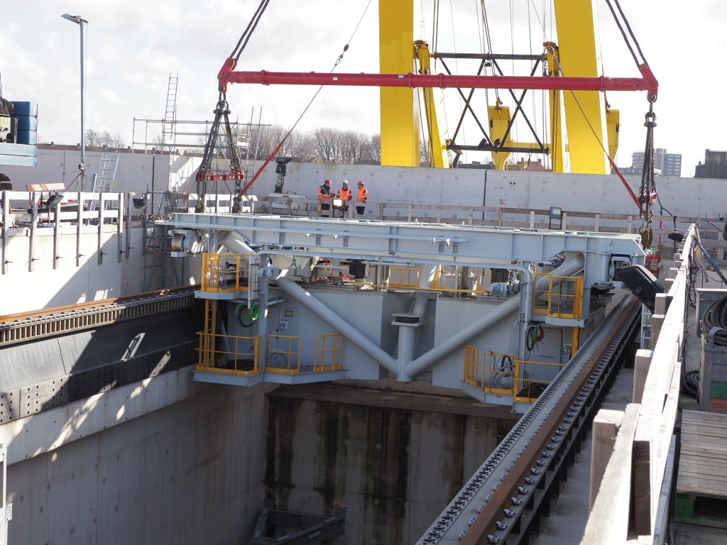 Werkzaamheden deurkas nieuwe zeesluis
