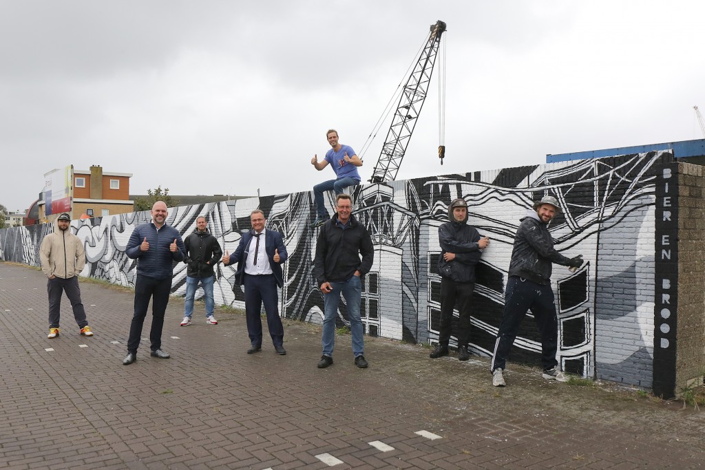 Street Art in het havengebied krijgt vorm