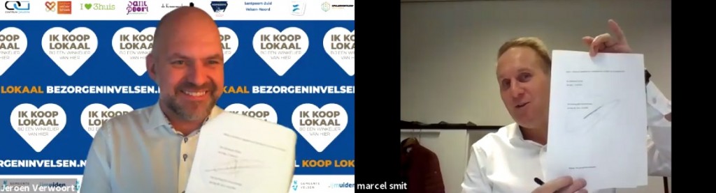 Ondertekening BIZ Kennemerlaan.