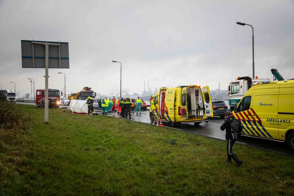 Automobilist overleden bij frontale botsing