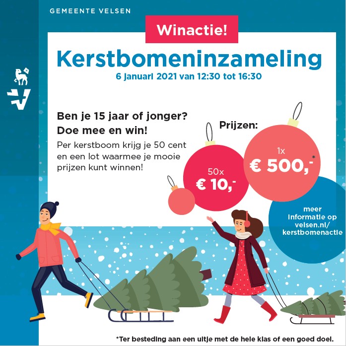 Coronamaatregelen tijdens kerstbomeninzameling