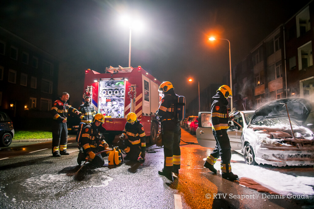 Autobrand in IJmuiden