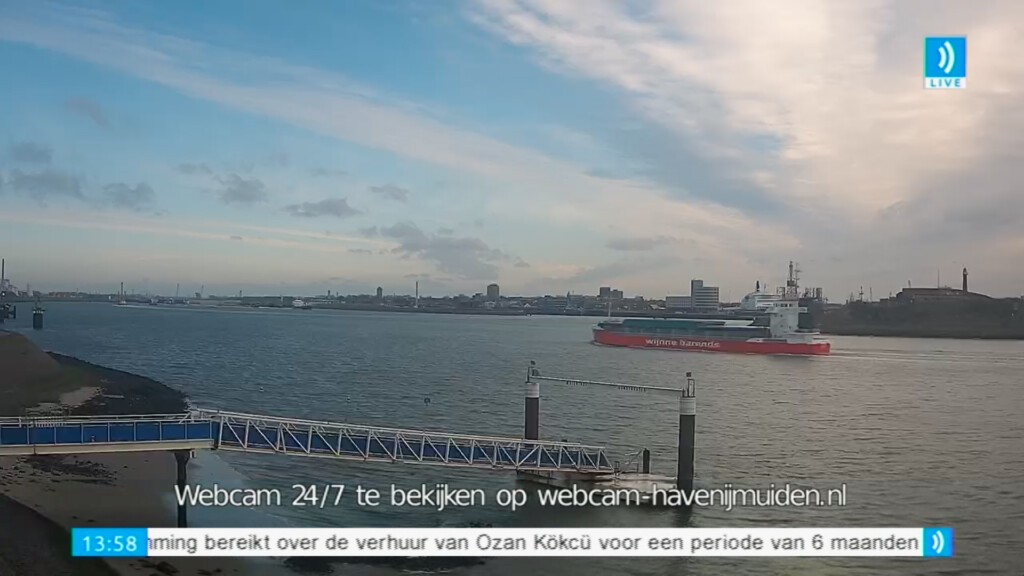 Nieuw op Seaport TV: Live uitzicht haven IJmuiden