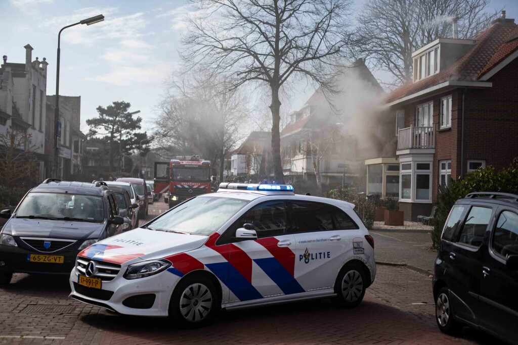 Veel rookontwikkeling bij woningbrand