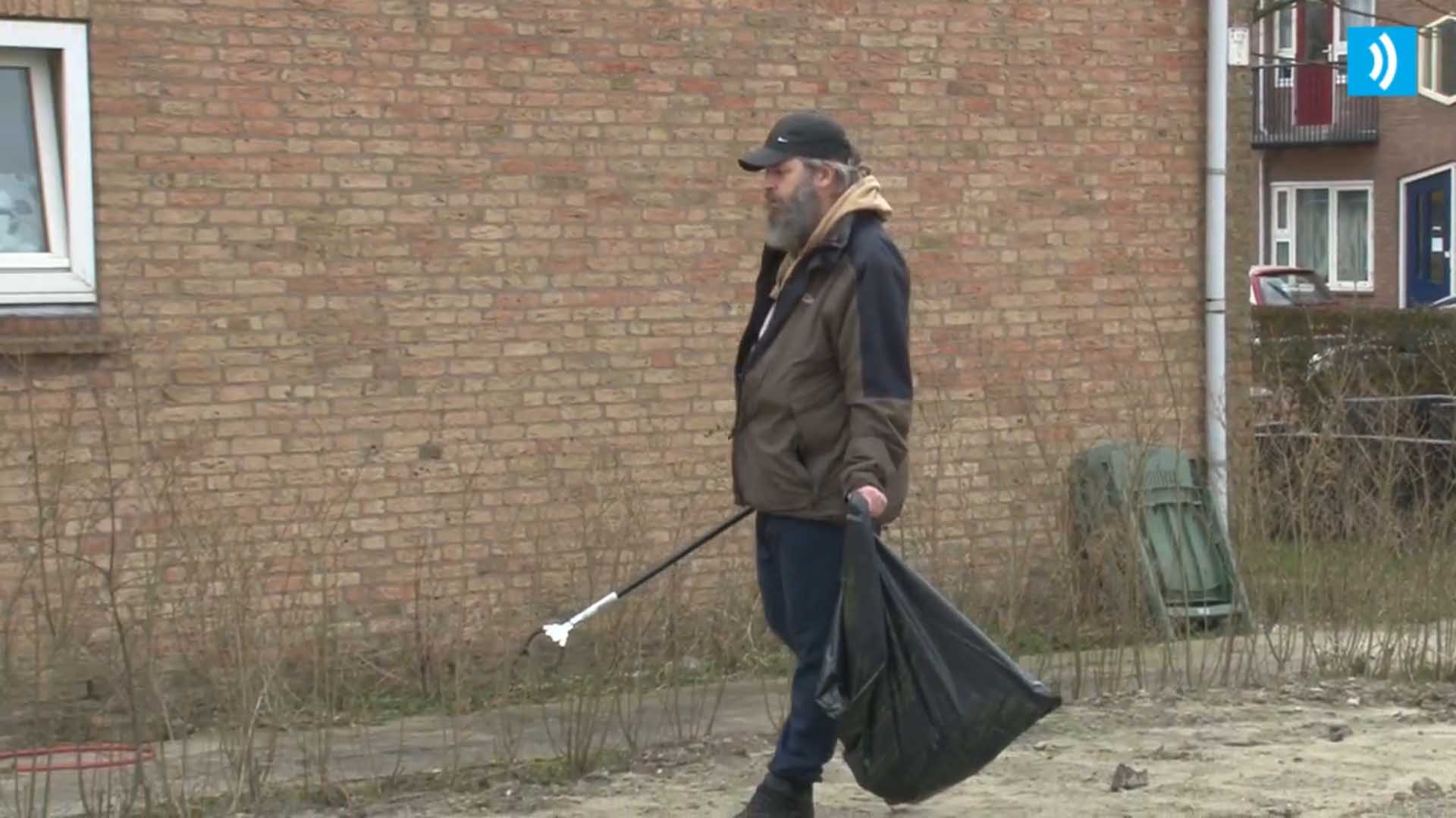 VIDEO – Zwandelen populair in Velsen, zwerfafval ruimen tijdens wandelen
