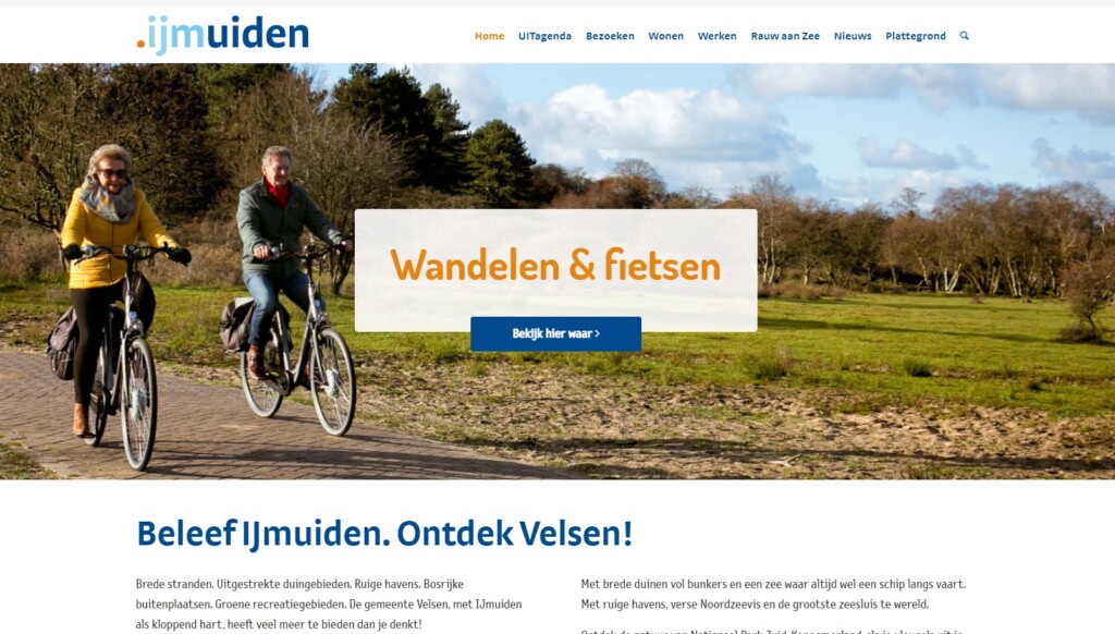 Nieuwe website Citymarketing Velsen