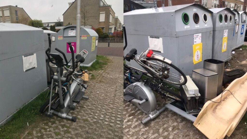 Bewoners boos over vuilstort bij vuilcontainers Zeewijk