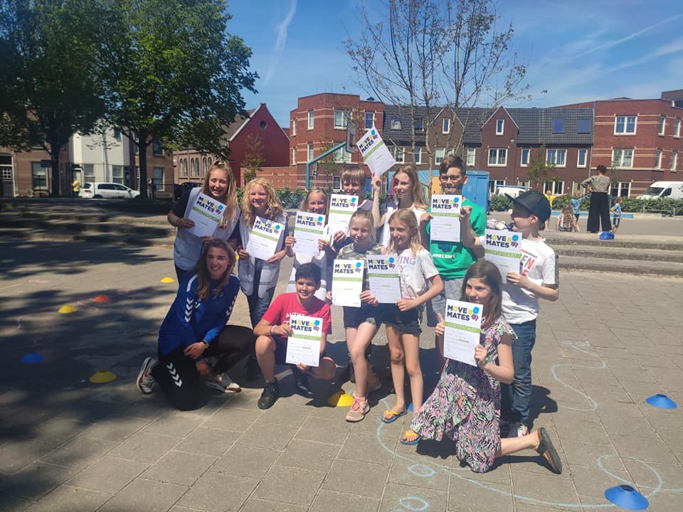 Leerlingen de Klipper opgeleid tot speelpleincoaches via Move Mate project