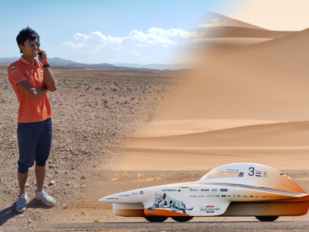 Santpoortse studenten racen in zonneauto door de Marokkaanse woestijn “Het is een droom die uitkomt”
