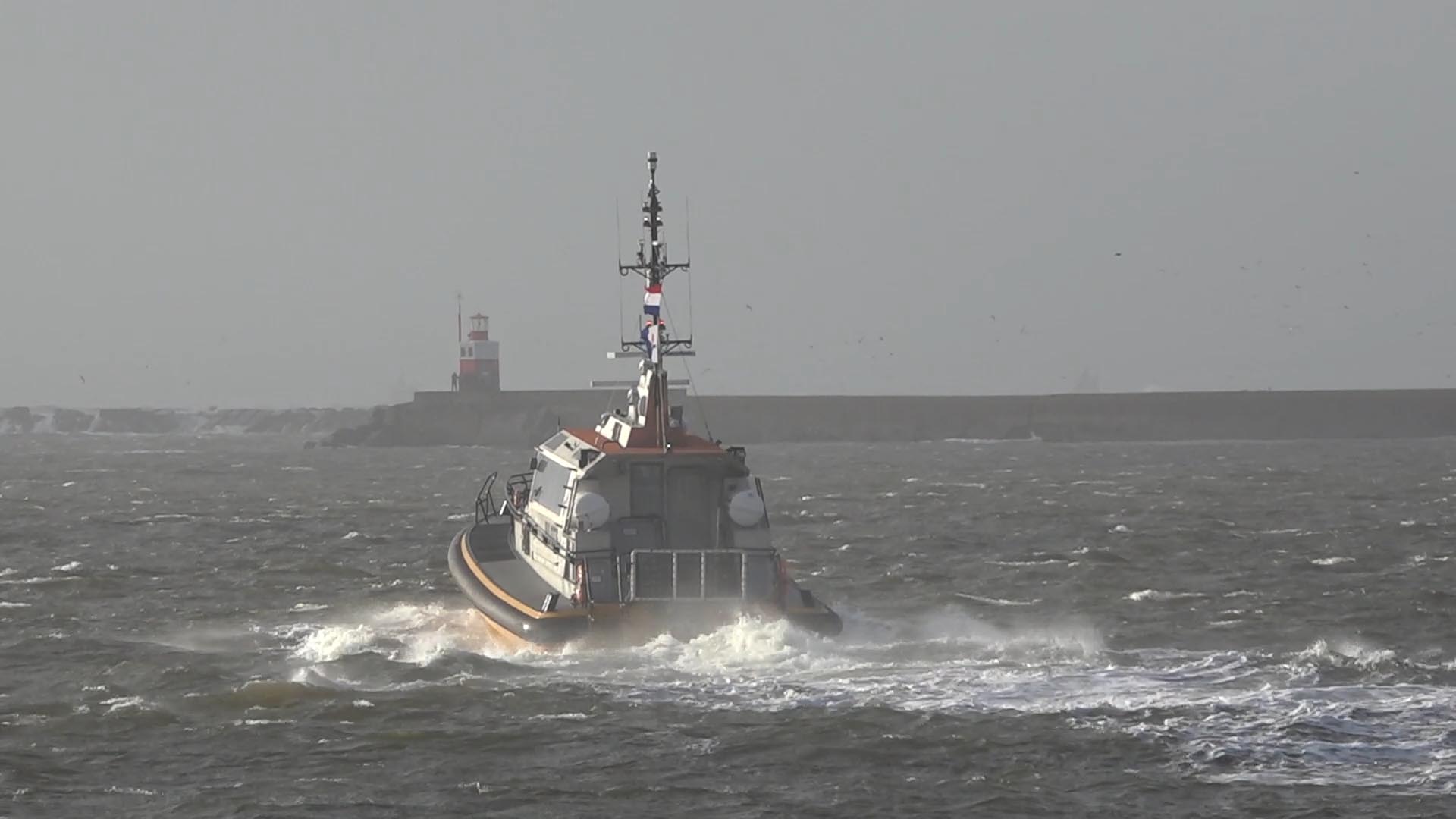 Code geel aan de kust van IJmuiden