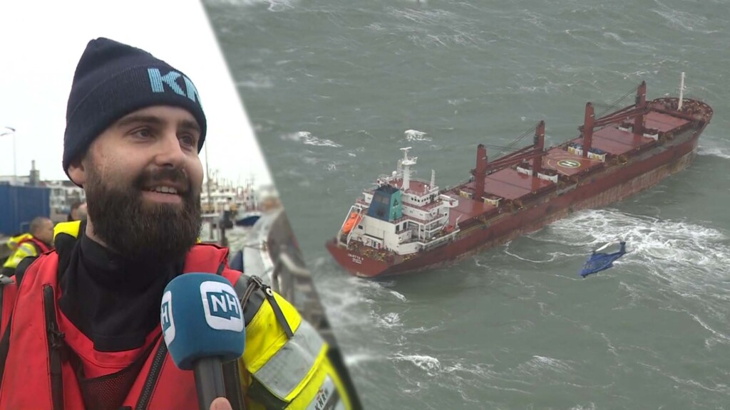 Schipper KNRM over reddingsactie: “Een pittige operatie met golven tot 8 meter”