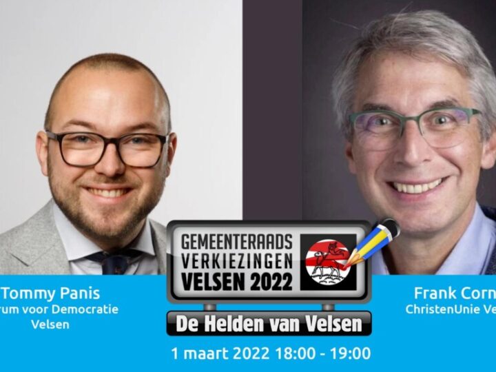 Vanavond live interview met kandidaten gemeenteraadsverkiezingen Tommy Panis en Frank Cornet