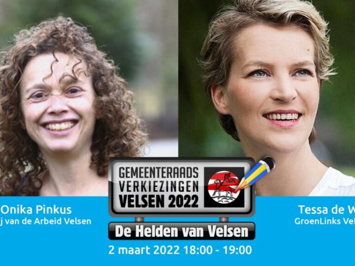 Vanavond live interview Onika Pinkus (PvdA) en Tessa de Wit (GL)