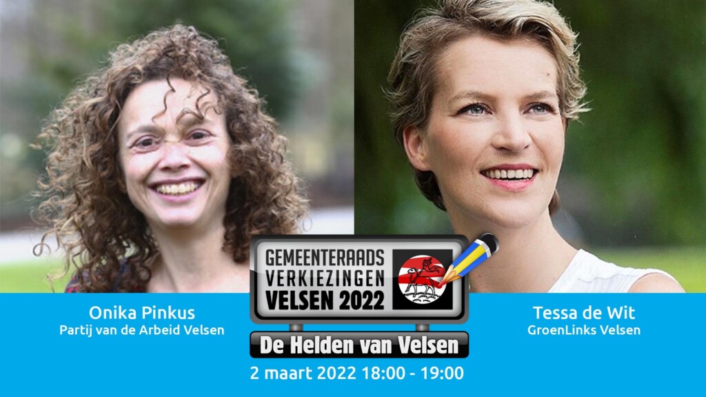 Vanavond live interview Onika Pinkus (PvdA) en Tessa de Wit (GL)