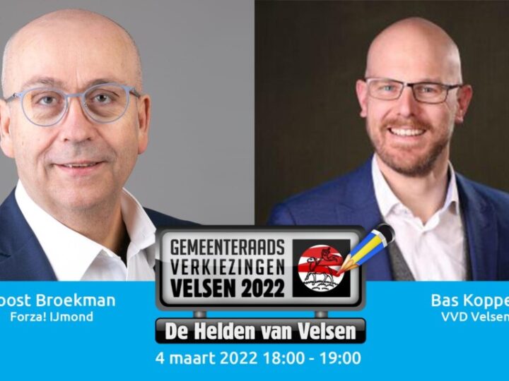 Vanavond live interview Joost Broekman (Forza!) en Bas Koppes (VVD)