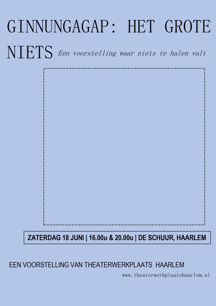 Zin in een avondje Niets?