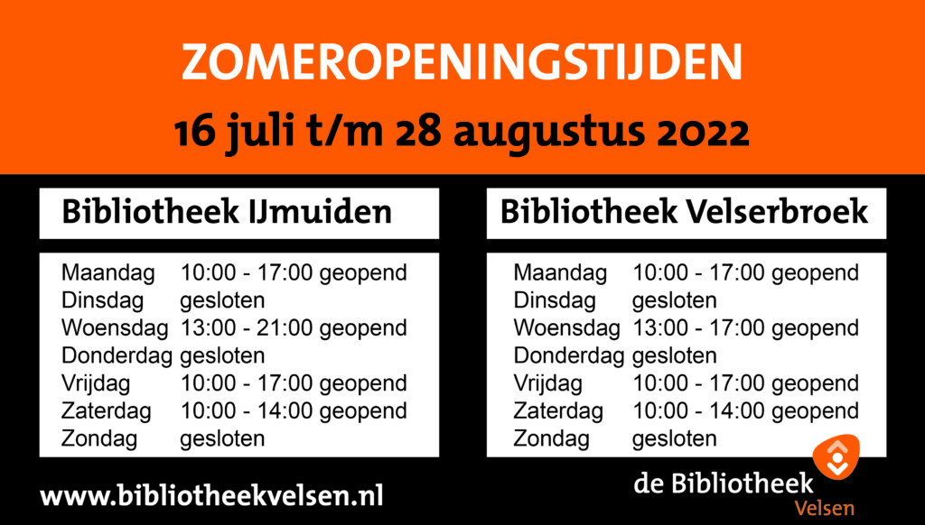 Zomerrooster bij Bibliotheek: Langer lenen en bredere openingstijden