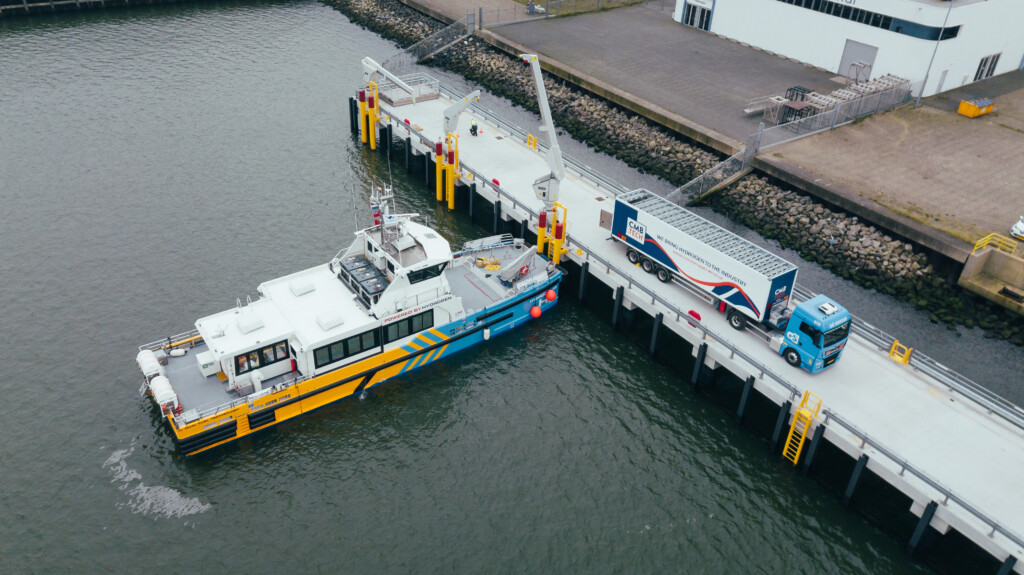 Eerste waterstof bunkervergunning van Nederland verleend in IJmuiden