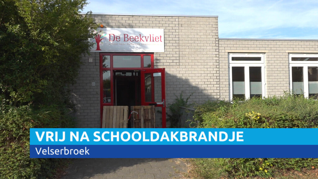Leerlingen Beekvlietschool vrij na brandje op het dak