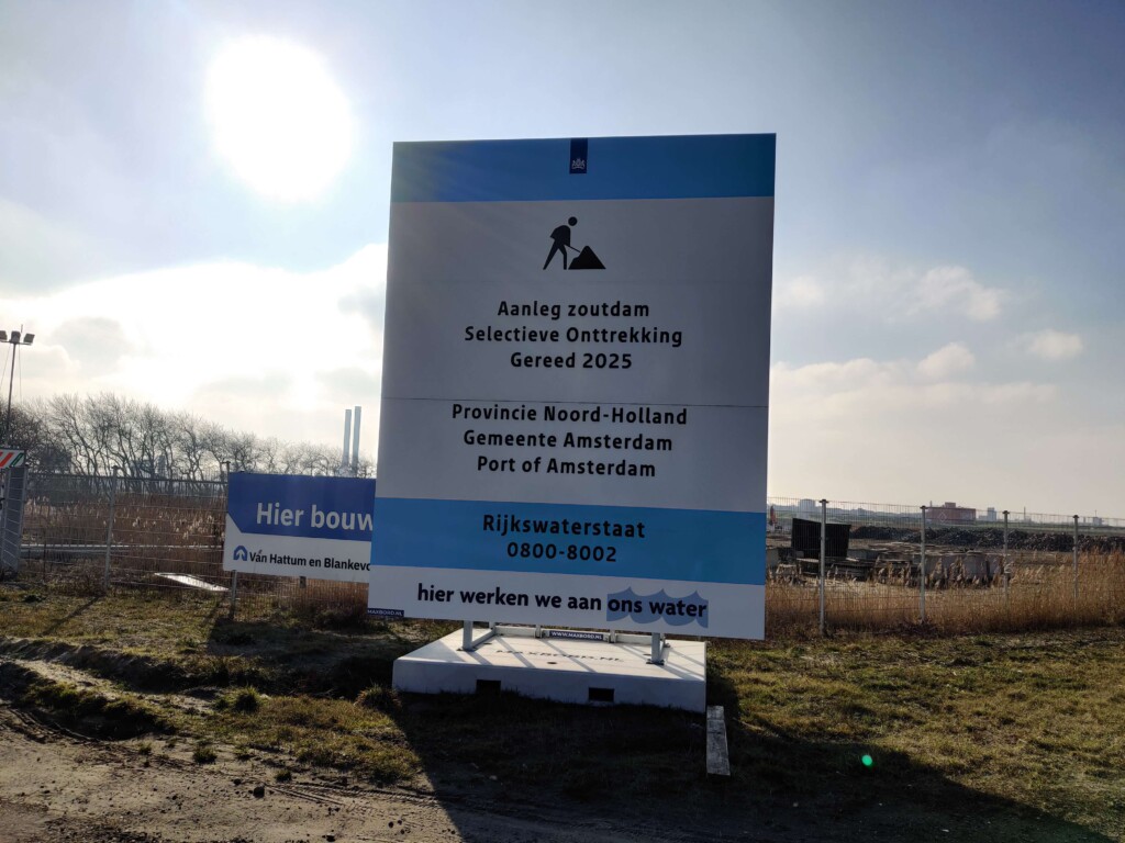 Start van aanleg Zoutdam