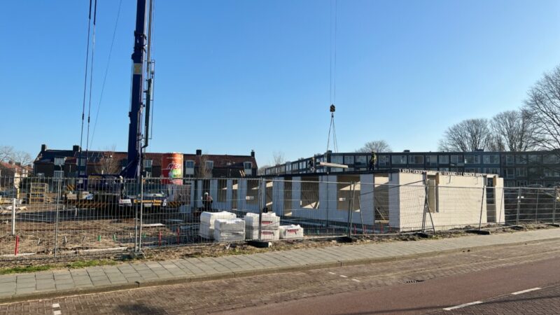 Funderingen van verkeerd betonmengsel vertraagt bouw huizen De Schouw Velsen-Noord nauwelijks