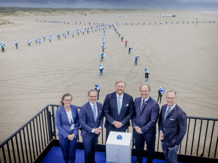 Koning Willem-Alexander opent Windmolenpark Hollandse Kust Zuid