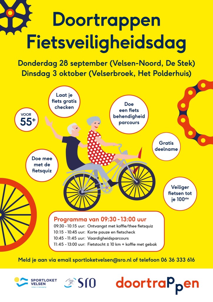 Doortrappen op de Fietsveiligheidsdagen