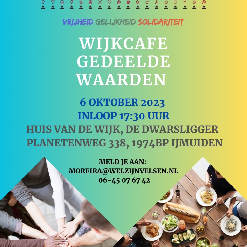 Wijkcafé met discussie over Gedeelde Waarden in de Dwarsligger